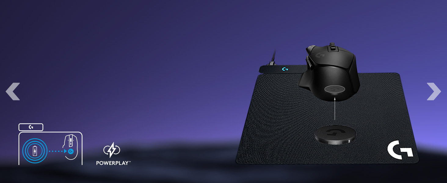 G502 X and POWERPLAY wireless charging