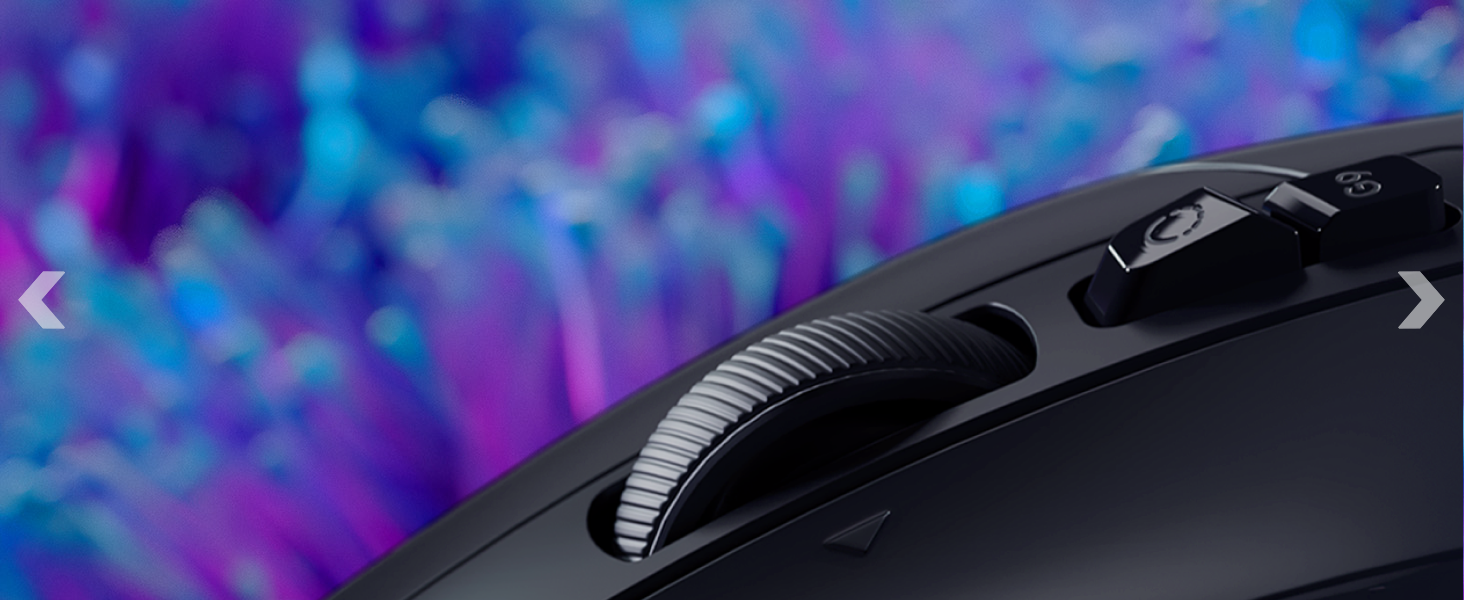 A zoom of the scroll wheel of G502 X