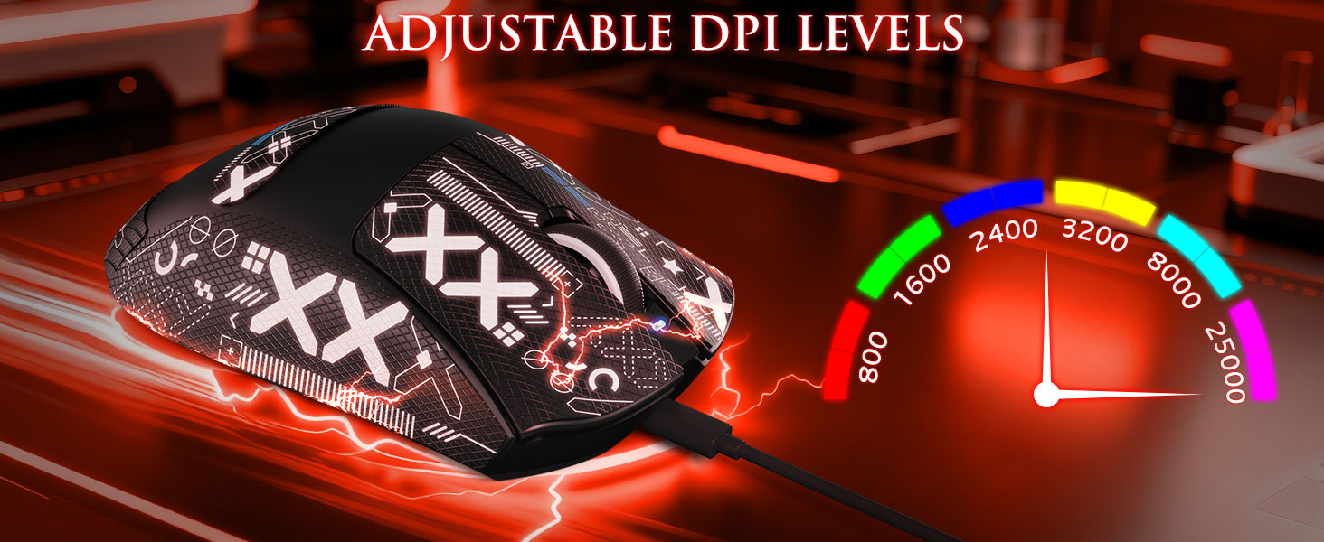 ATTACK SHARK V3 PRO Wireless Esports Gaming Mouse with Magnetic Charging Dock