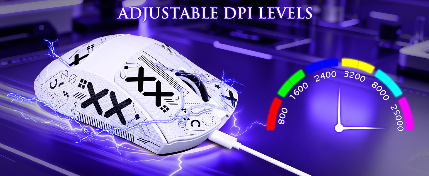 ATTACK SHARK V3 PRO Wireless Esports Gaming Mouse with Magnetic Charging Dock