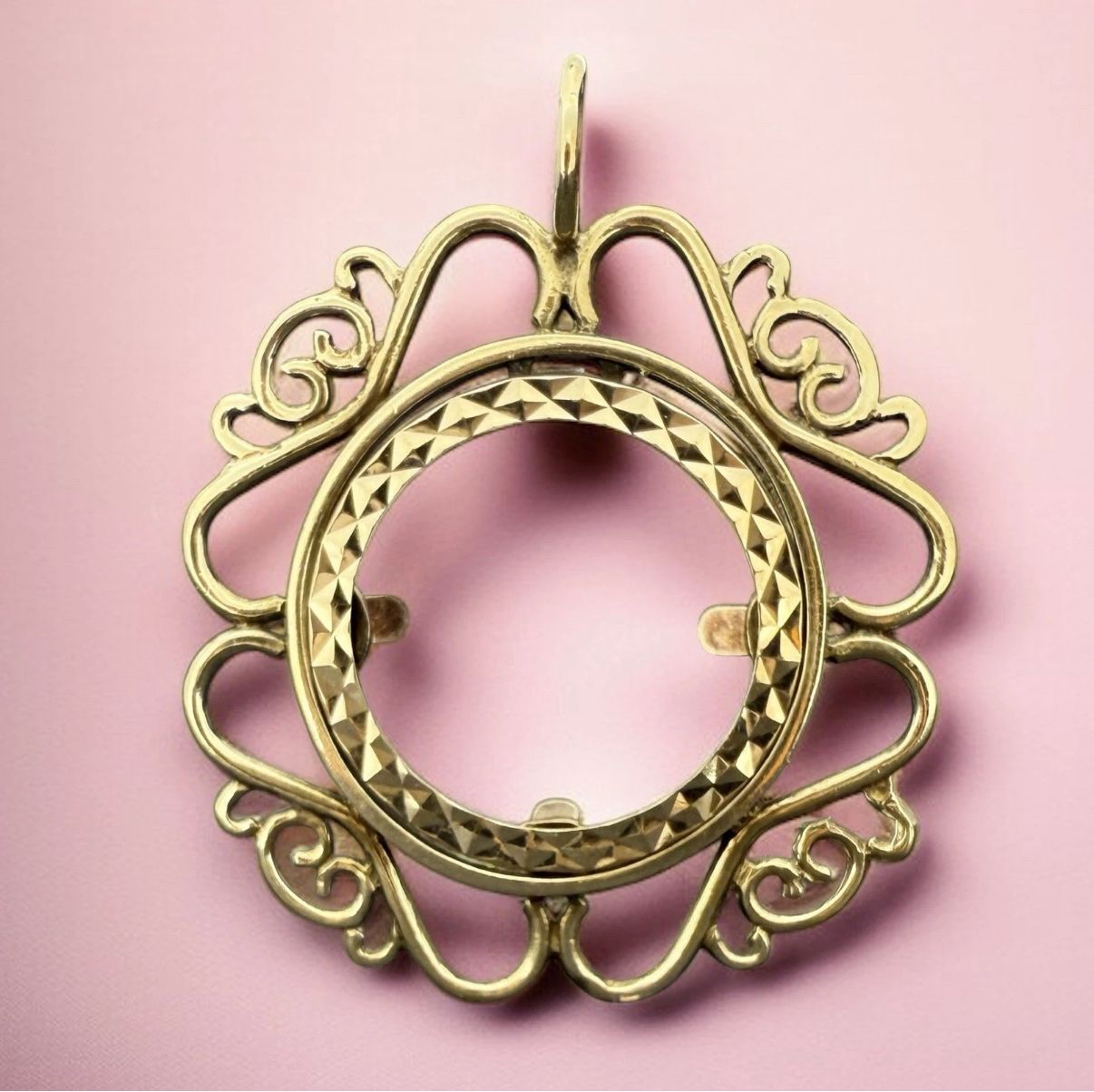 Vintage Half Sovereign Pendant Mount