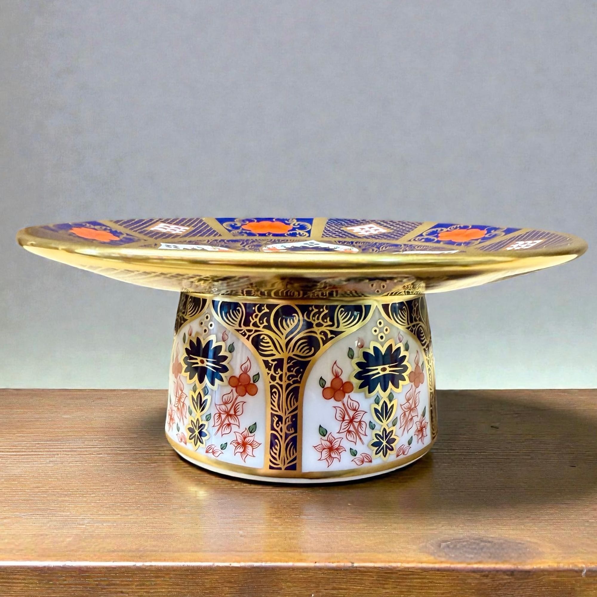 Royal Crown Derby Imari Candle Holder
