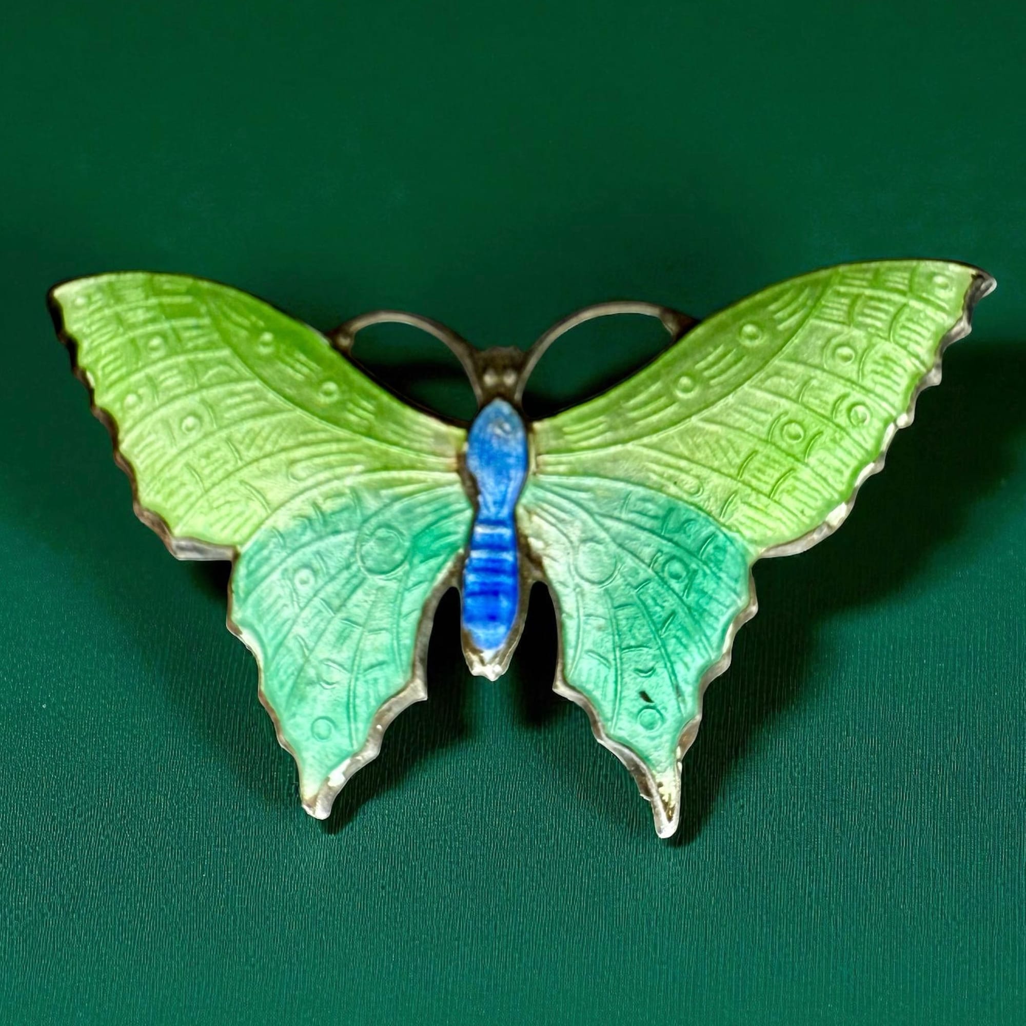 Antique 1920’s Silver Butterfly Brooch