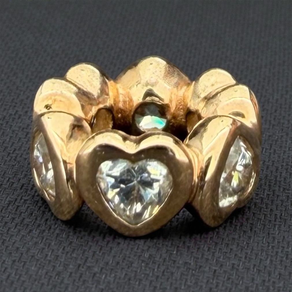 Pandora Sparkling Heart Spacer