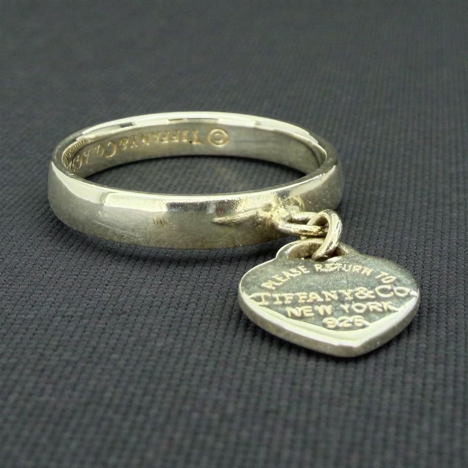 Tiffany & Co. Heart Charm Ring