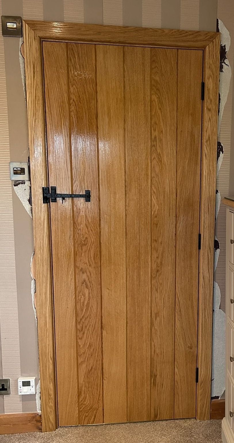 European Oak Door and Frame - Front