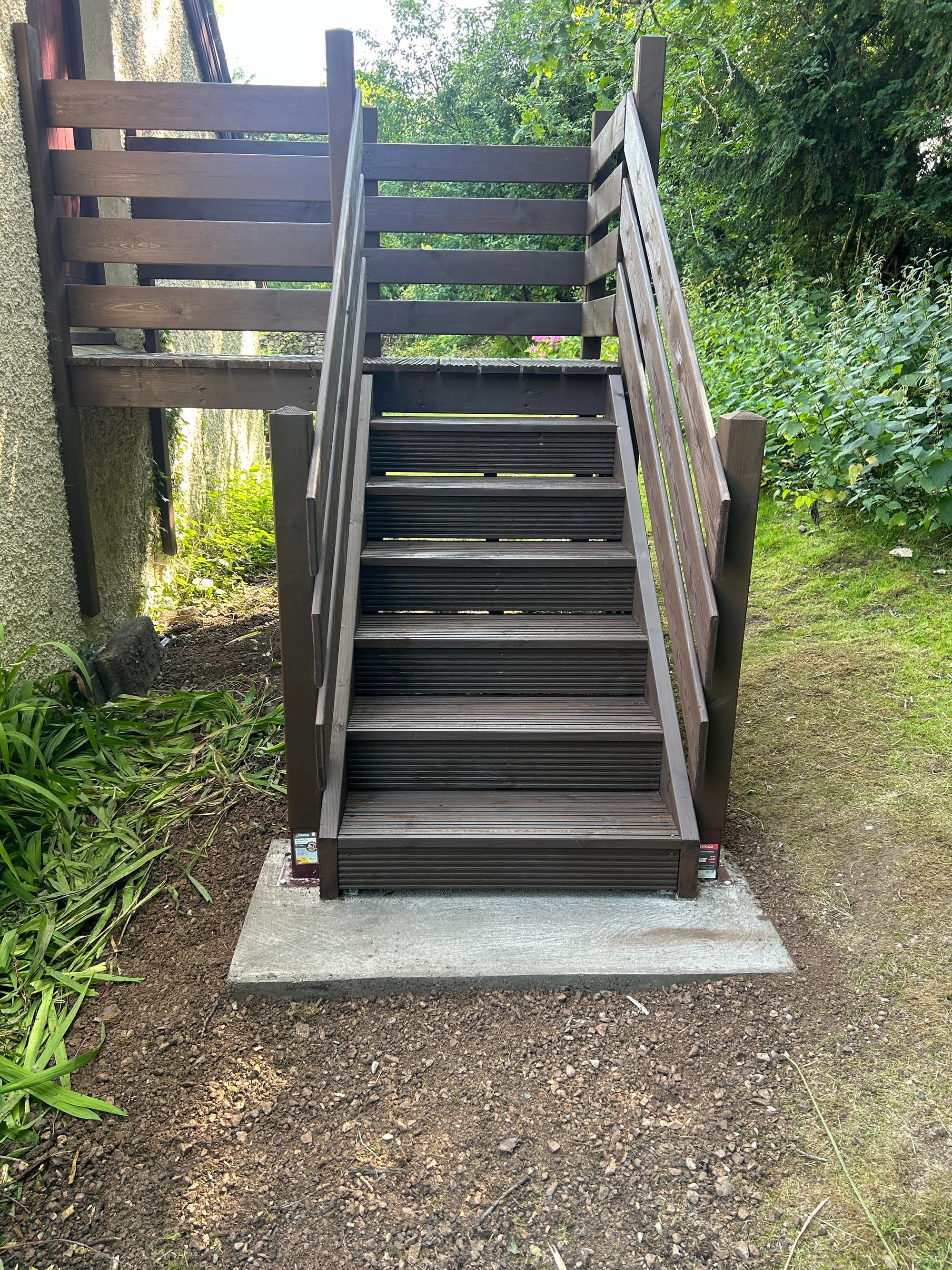 Replacement Stairs with Landing
