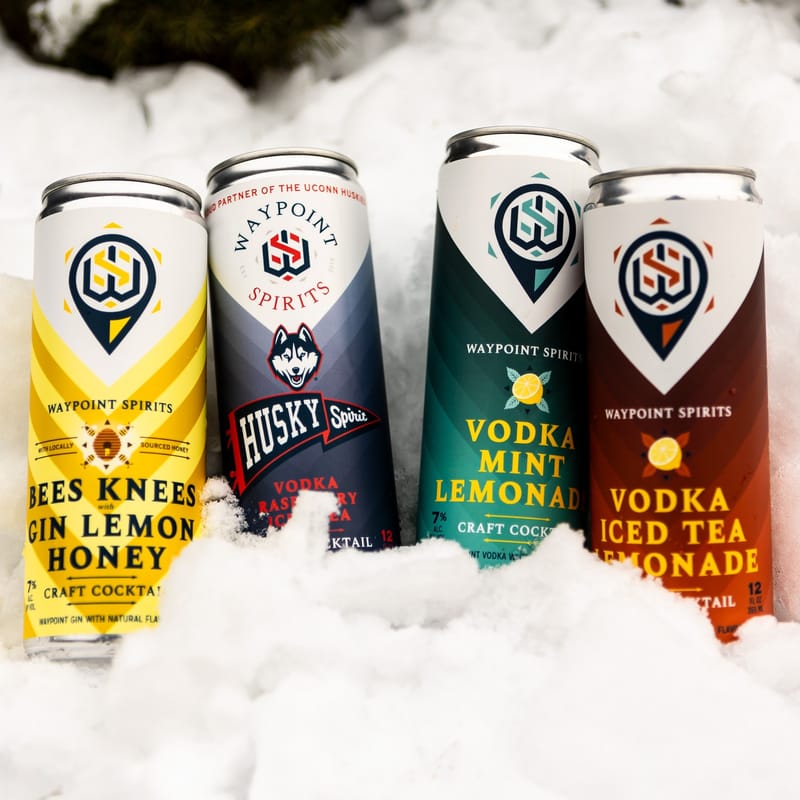 Waypoint Spirits, Canned Cocktails, 7% ABV