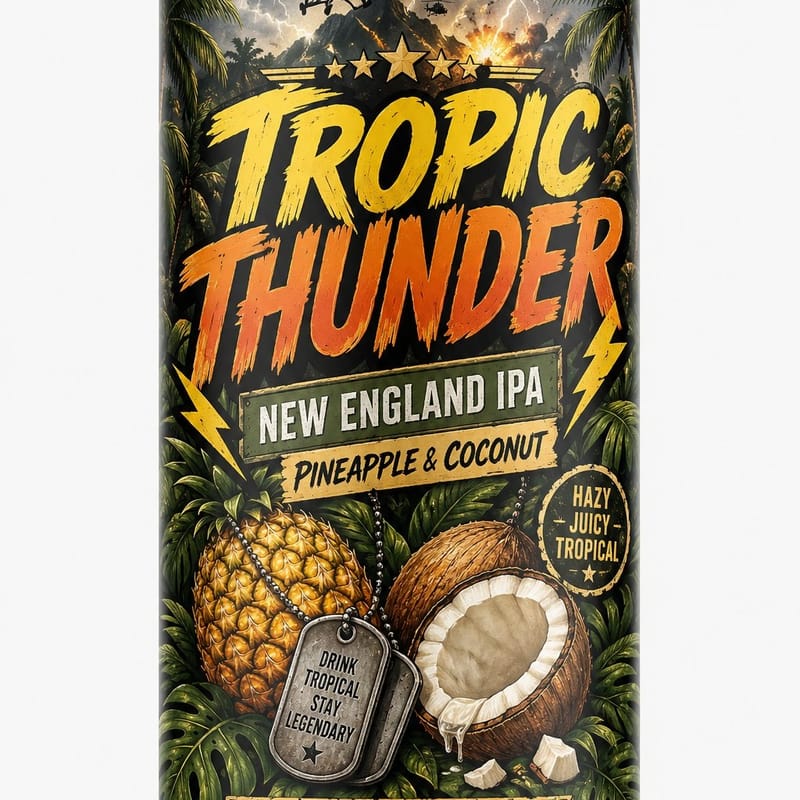 Tropic Thunder, NEIPA, 6.6% ABV