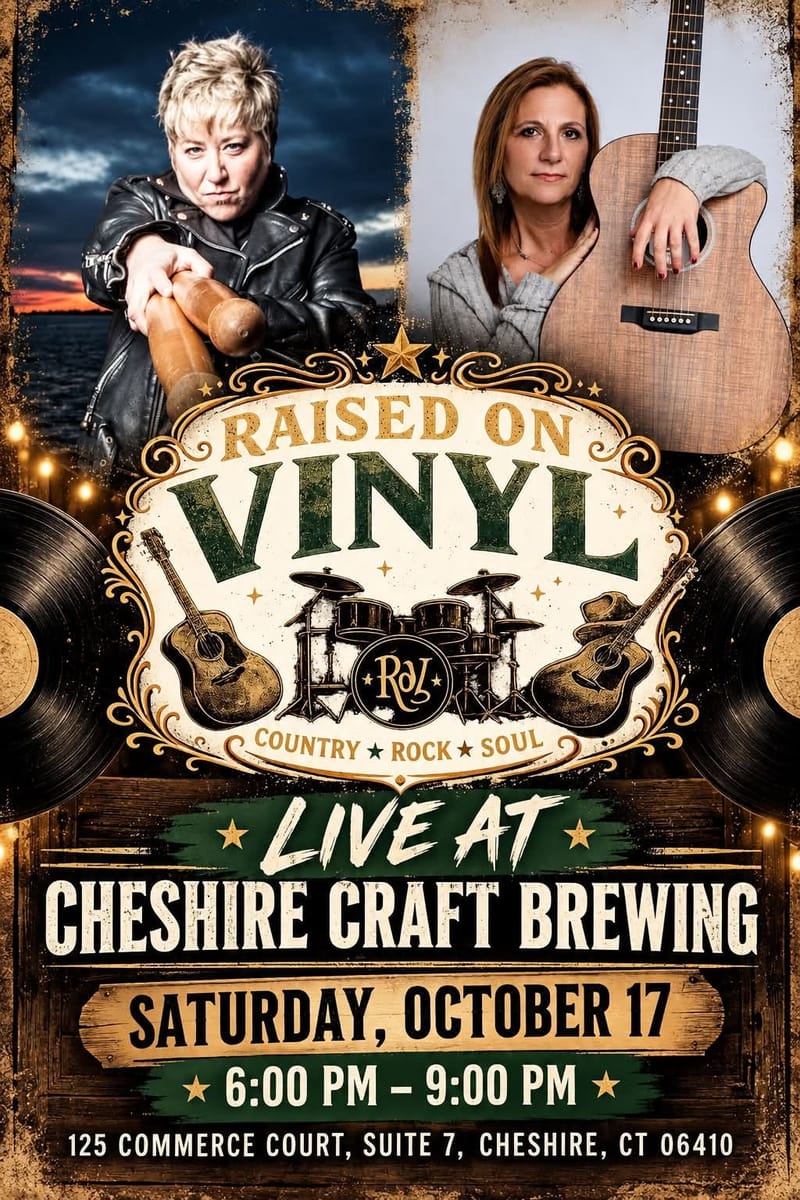 Live Music:  Raised on Vinyl, featuring Annmarie of Southern Voice