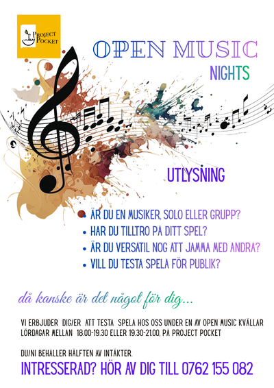 Wanted: Musicians for the upcoming season of social events