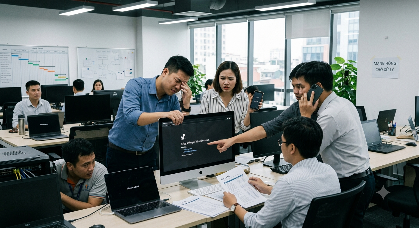 DOANH NGHIỆP BẠN CÓ ĐANG GẶP VẤN ĐỀ VỀ HỆ THỐNG MẠNG?