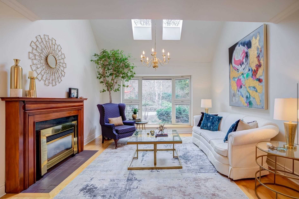 Living Room Staged