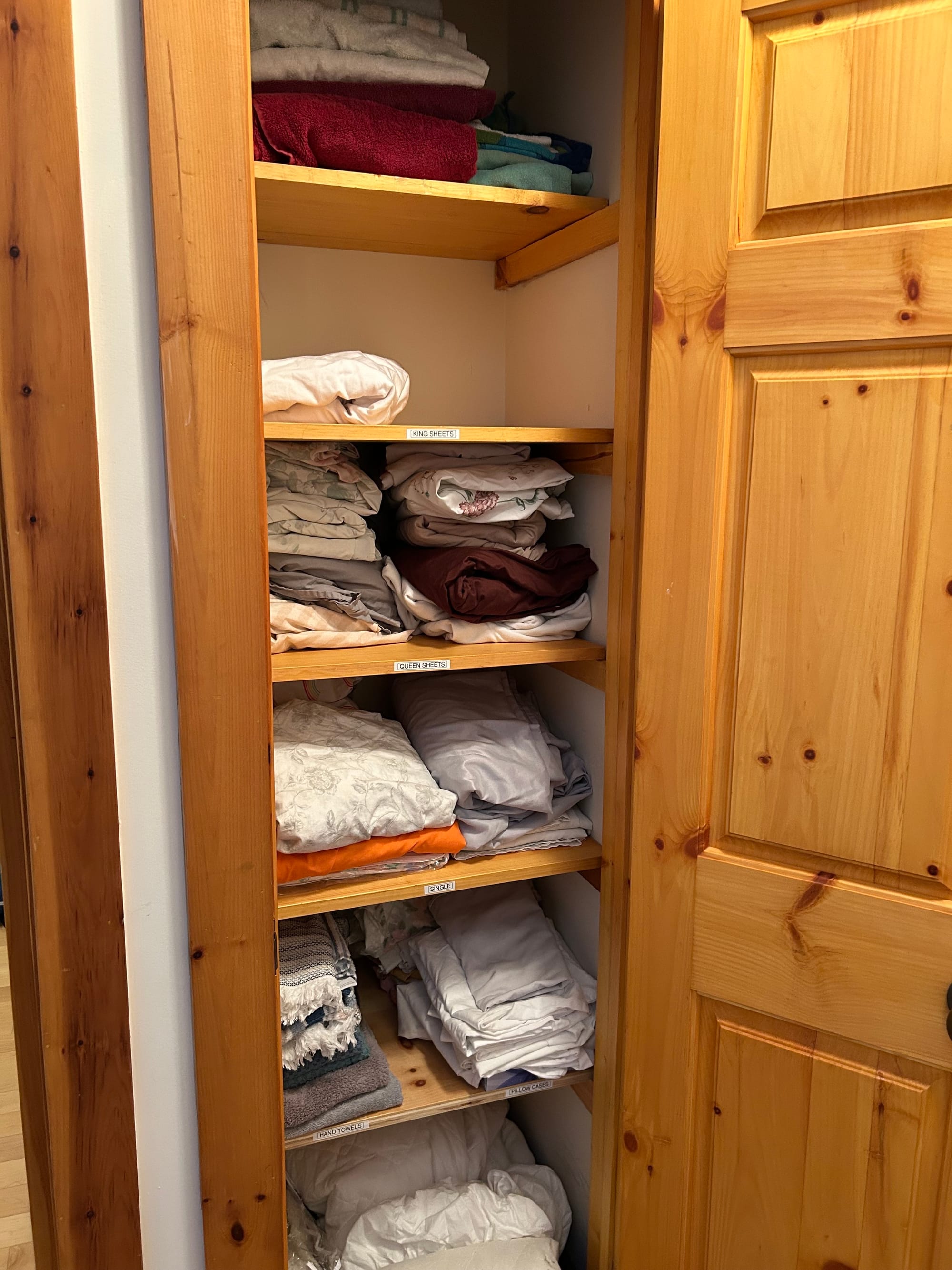 Linen Closet After