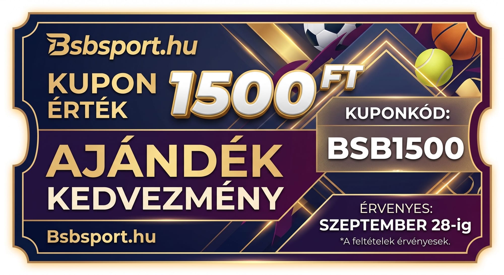 BSB1500 Kupon -1500Ft Szeptember 28 ig érvényes