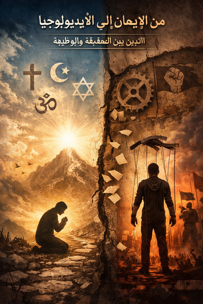 من الإيمان إلى الأيديولوجيا: الدين بين الحقيقة والوظيفة