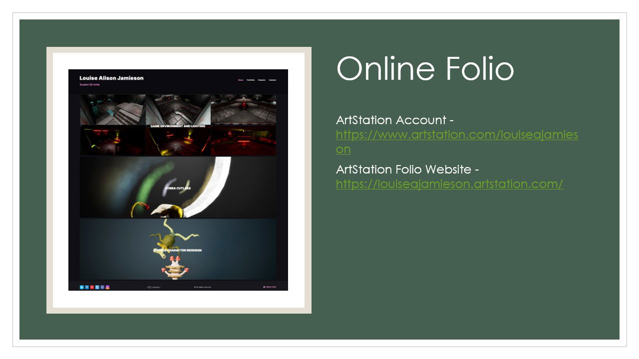 ART406 Portfolio and Industry Awareness