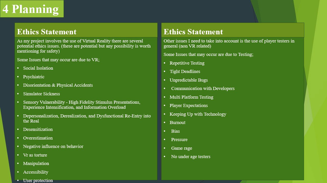 ART407 Pre Production Research and Development