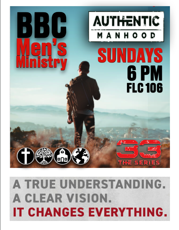 BBC Men's Ministry Sept.-Oct. 13