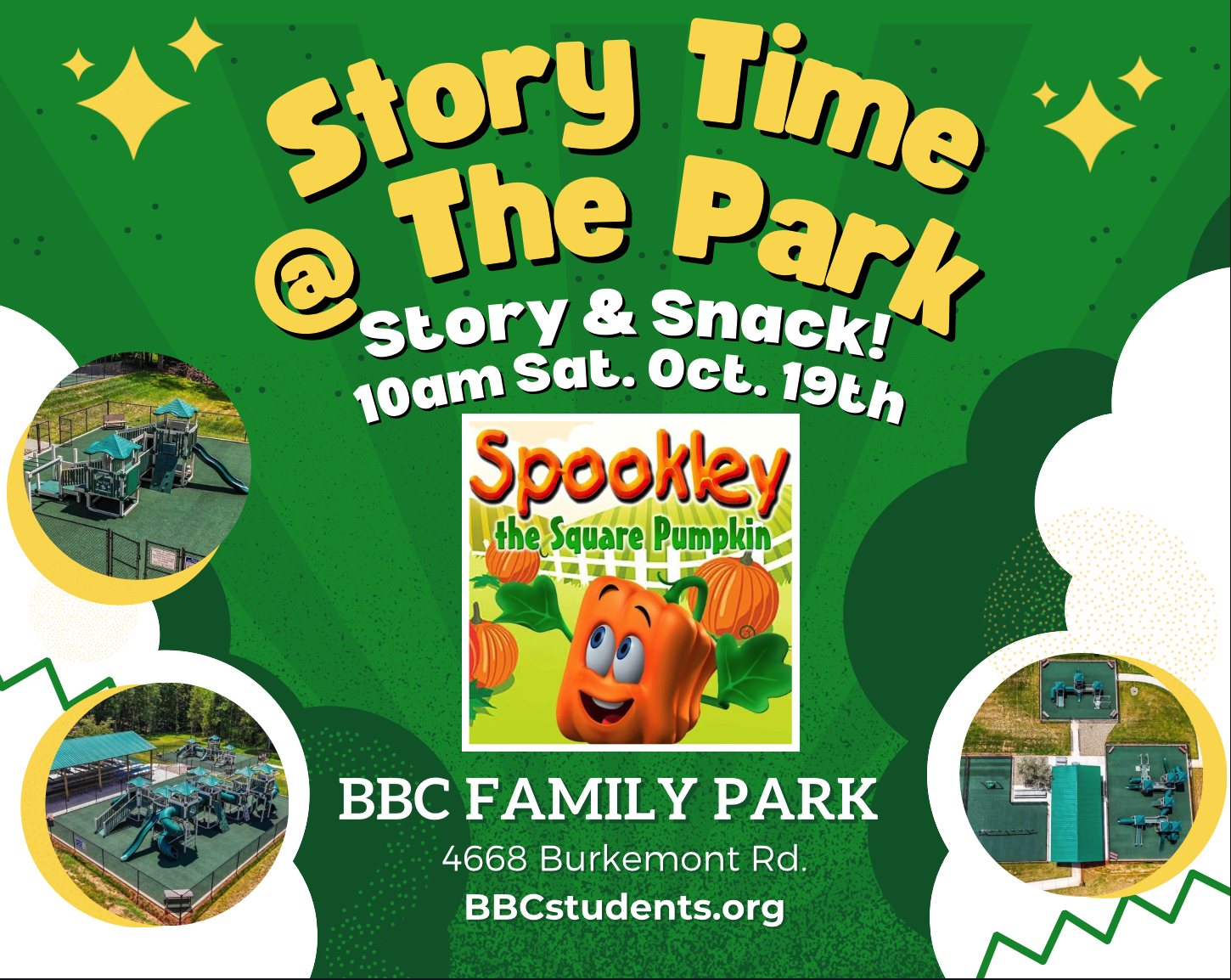 Story Time @ Park - Oct. 19th