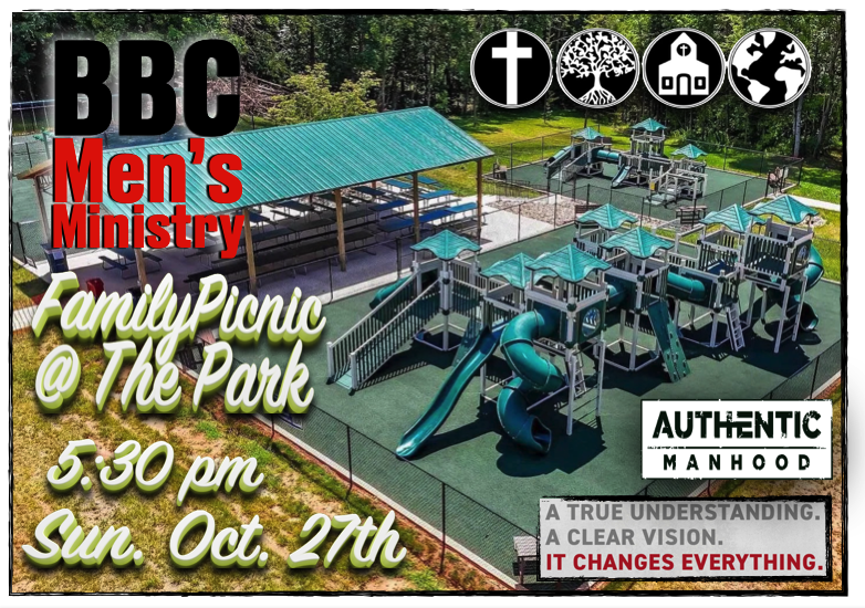 BBC Men's Ministry Family Picnic Oct. 27