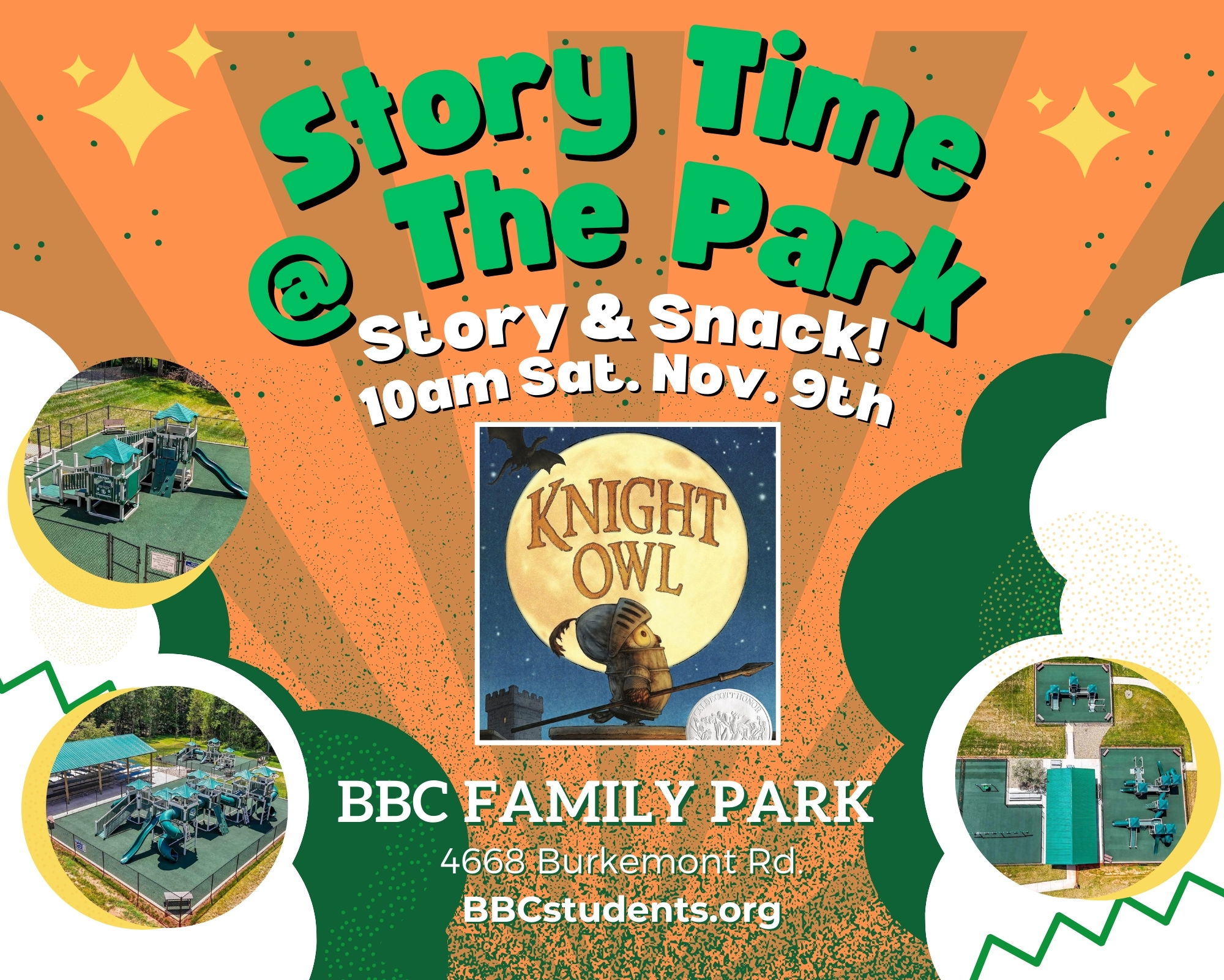 Story Time @ The Park Nov. 9th