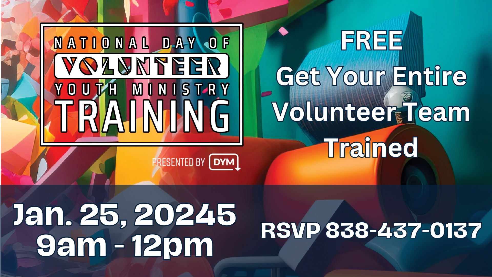 Volunteer Ministry Training - Jan 25