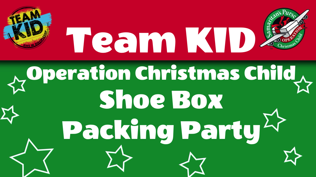 OCC Packing Party Wed. Nov. 12th