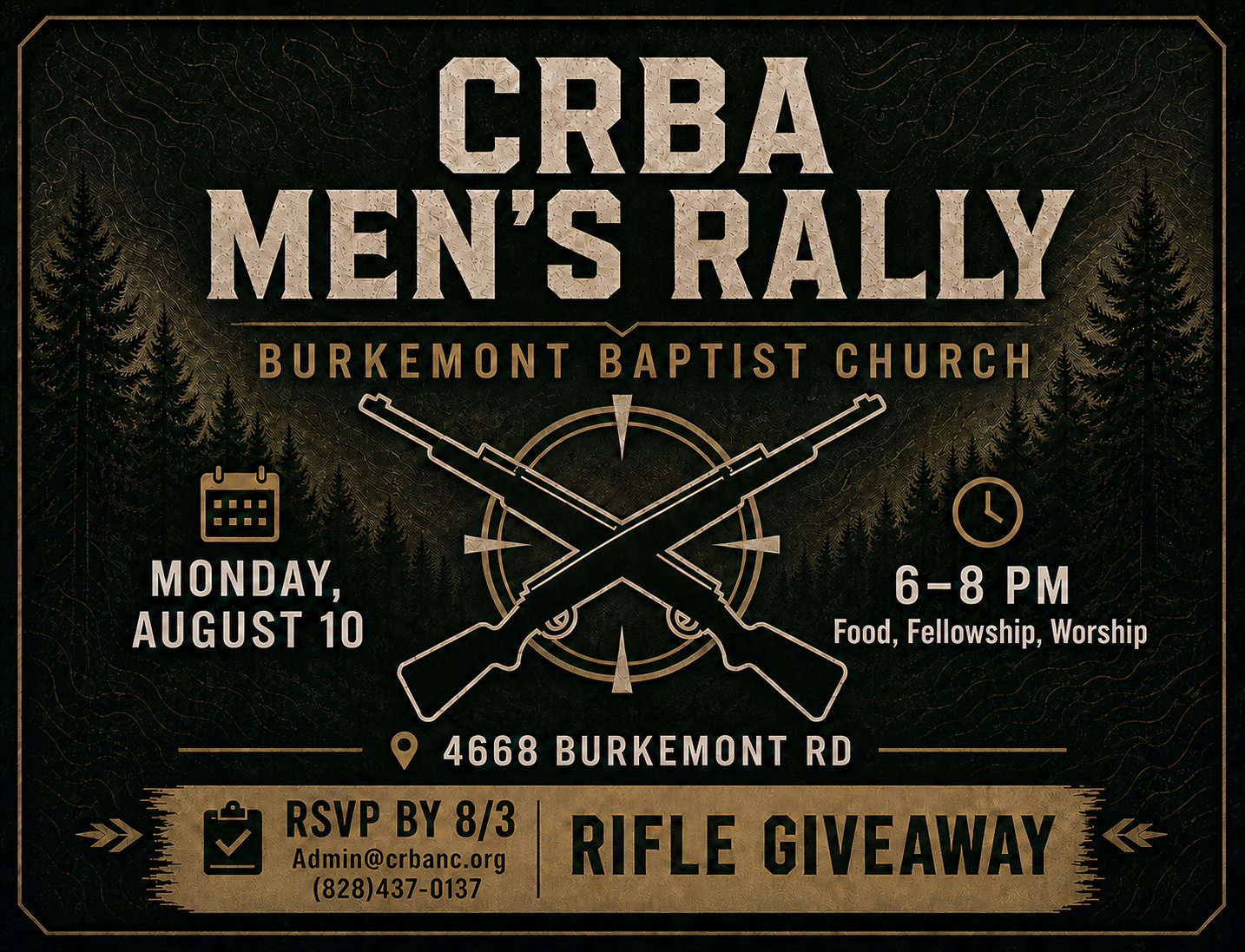 CRBA Men's Rally - Aug 10th