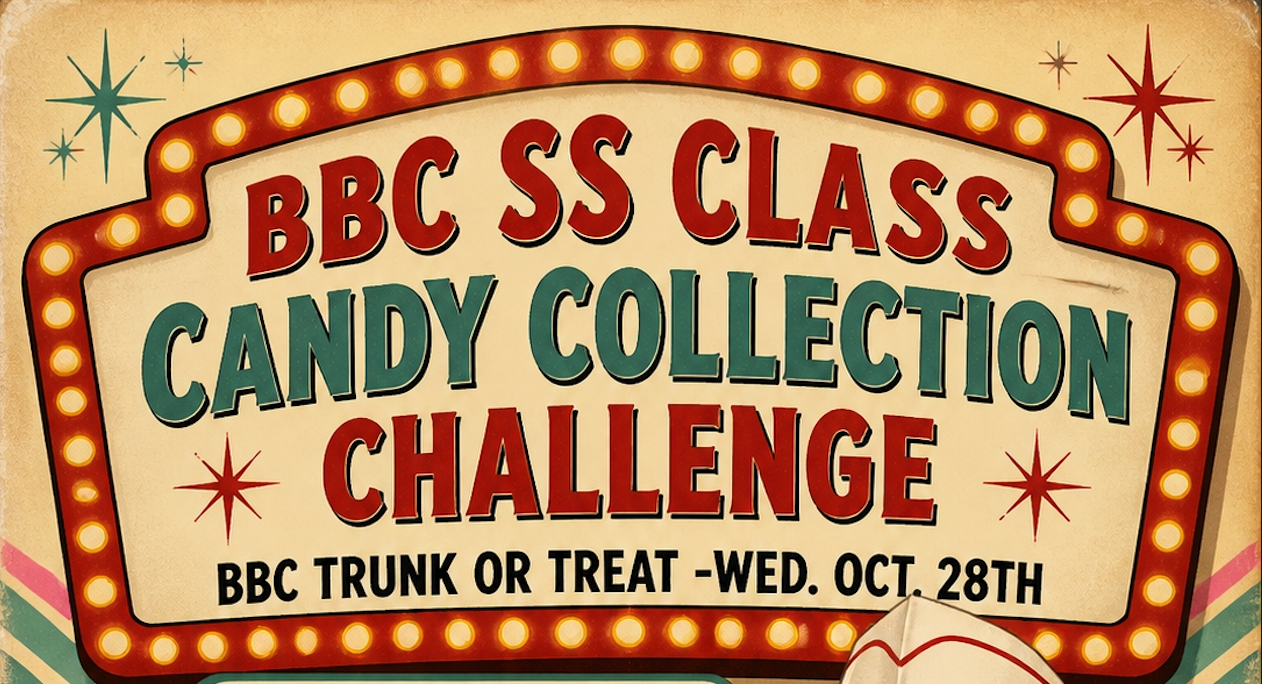 Sunday School Class Candy Collection Challenge