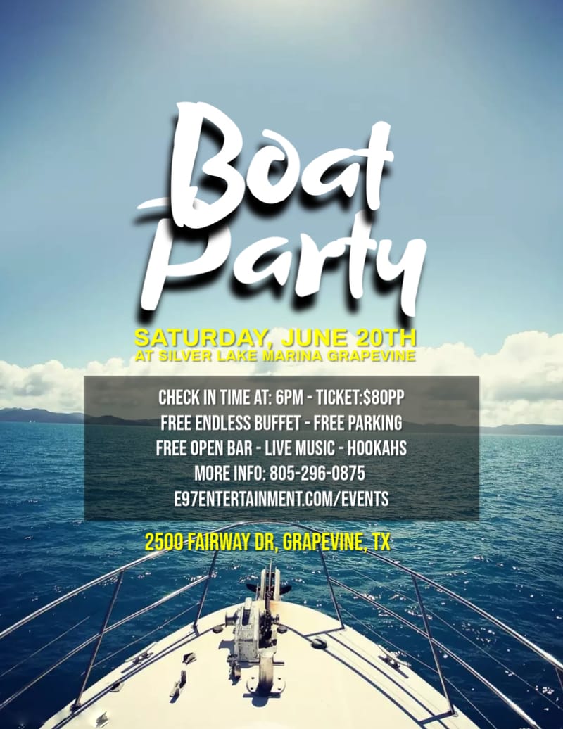 Boat Party Experience