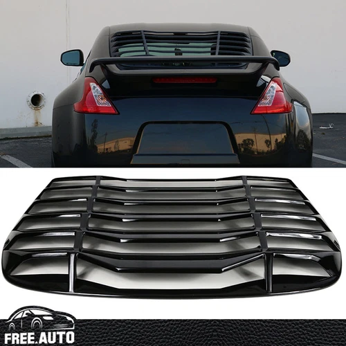 FREE AUTO NISSAN (370Z) Rear Window Scoop Louver - AUTO MINI MATE...