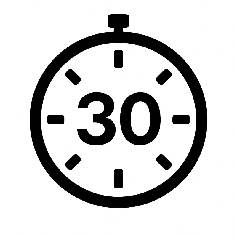 【NEW】ちょこっと「30分」コース