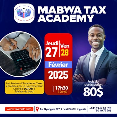 FORMATION DU 27 AU 28 FEV.2025: LES TAXES DE LA DGRAD