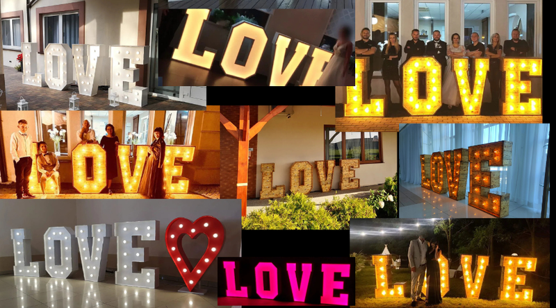 Love drukowane ****BIAŁE****DREWNIANE*** GŁADKIE KOLOROWE***-300zł-