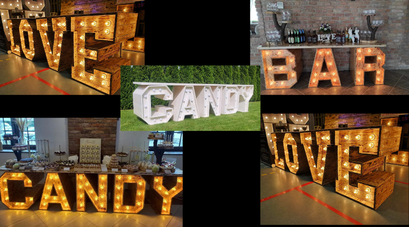 STOŁY ***CANDY****BAR****LOVE*** od 300zł