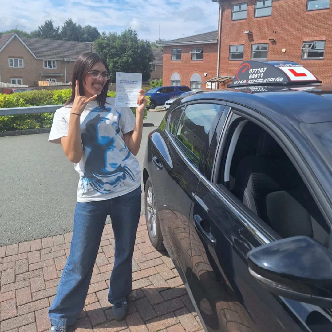 First time pass, congratulations Jenna