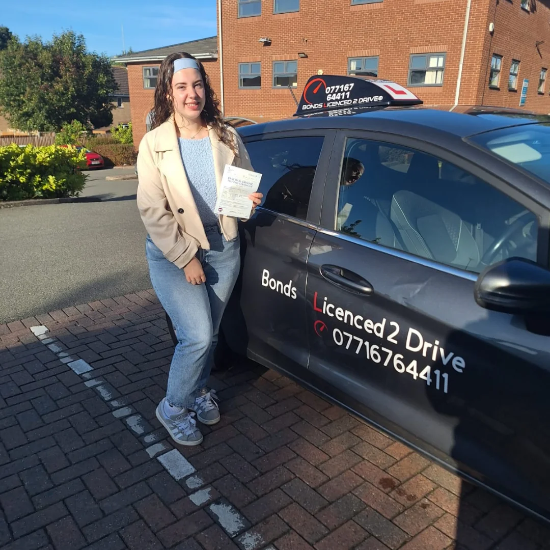 Congratulations to Imogen on passing her driving test