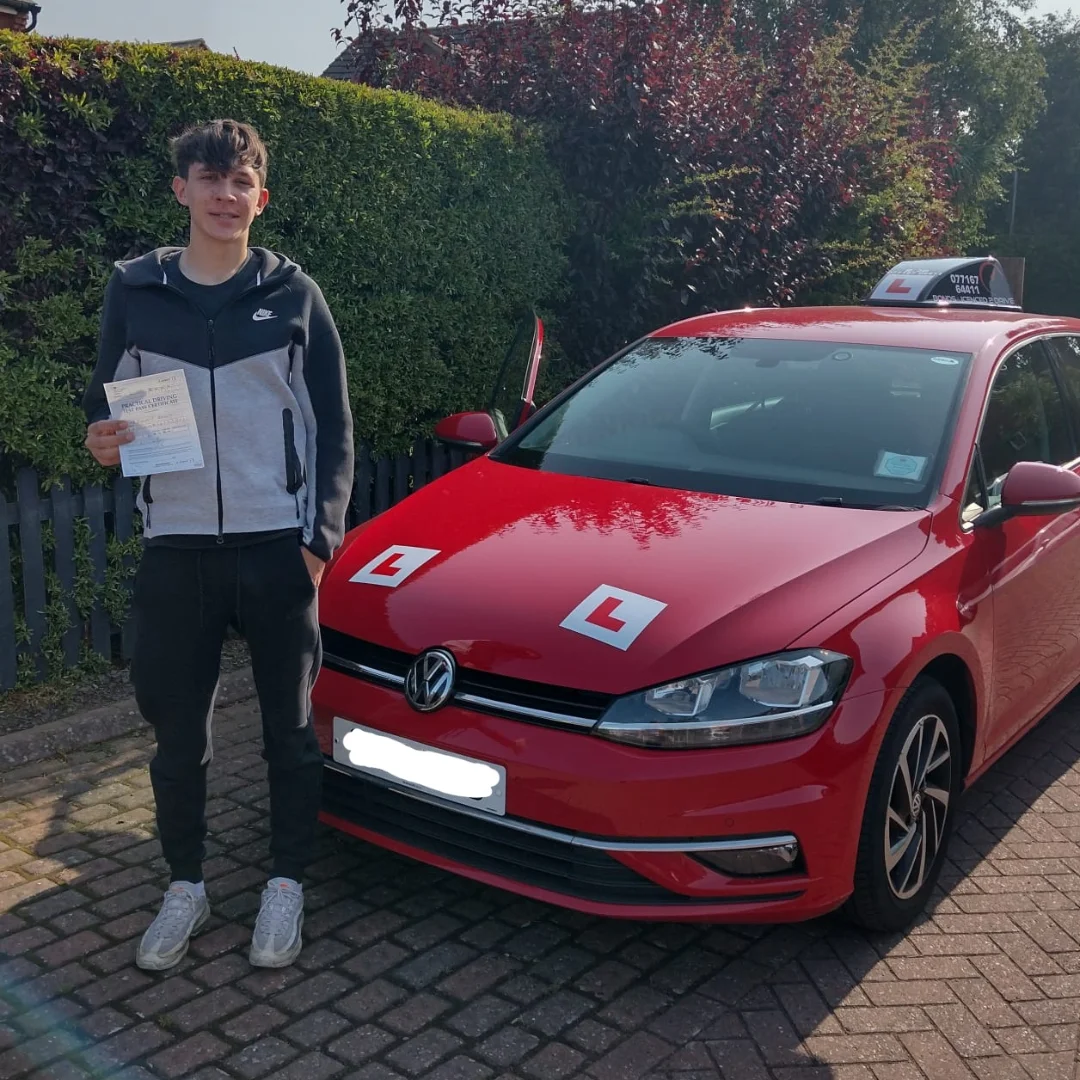 First time pass, congratulations Finlay
