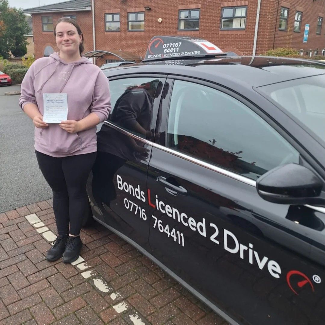 First time pass, congratulations Eleanor