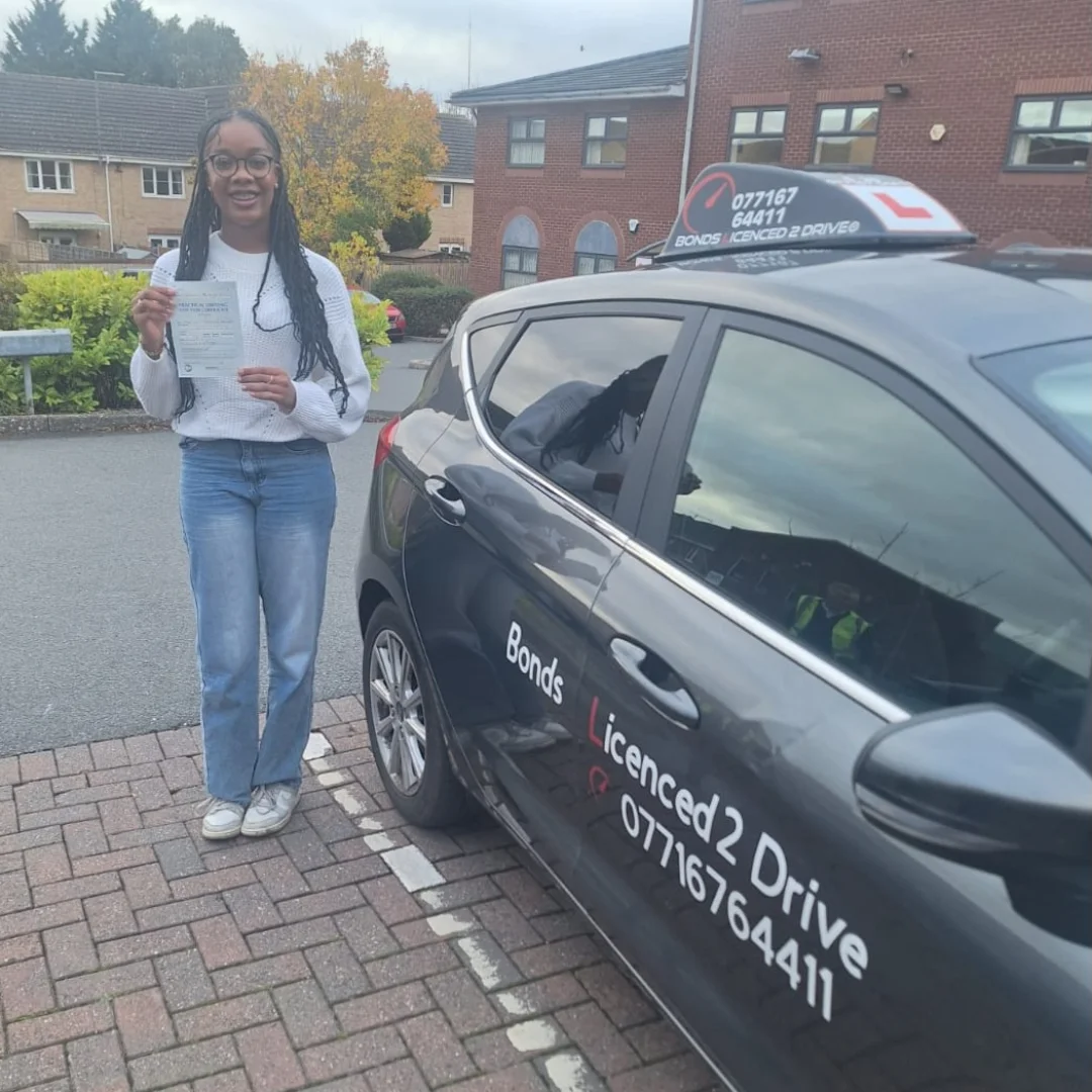Congratulations to Leane on passing her driving test