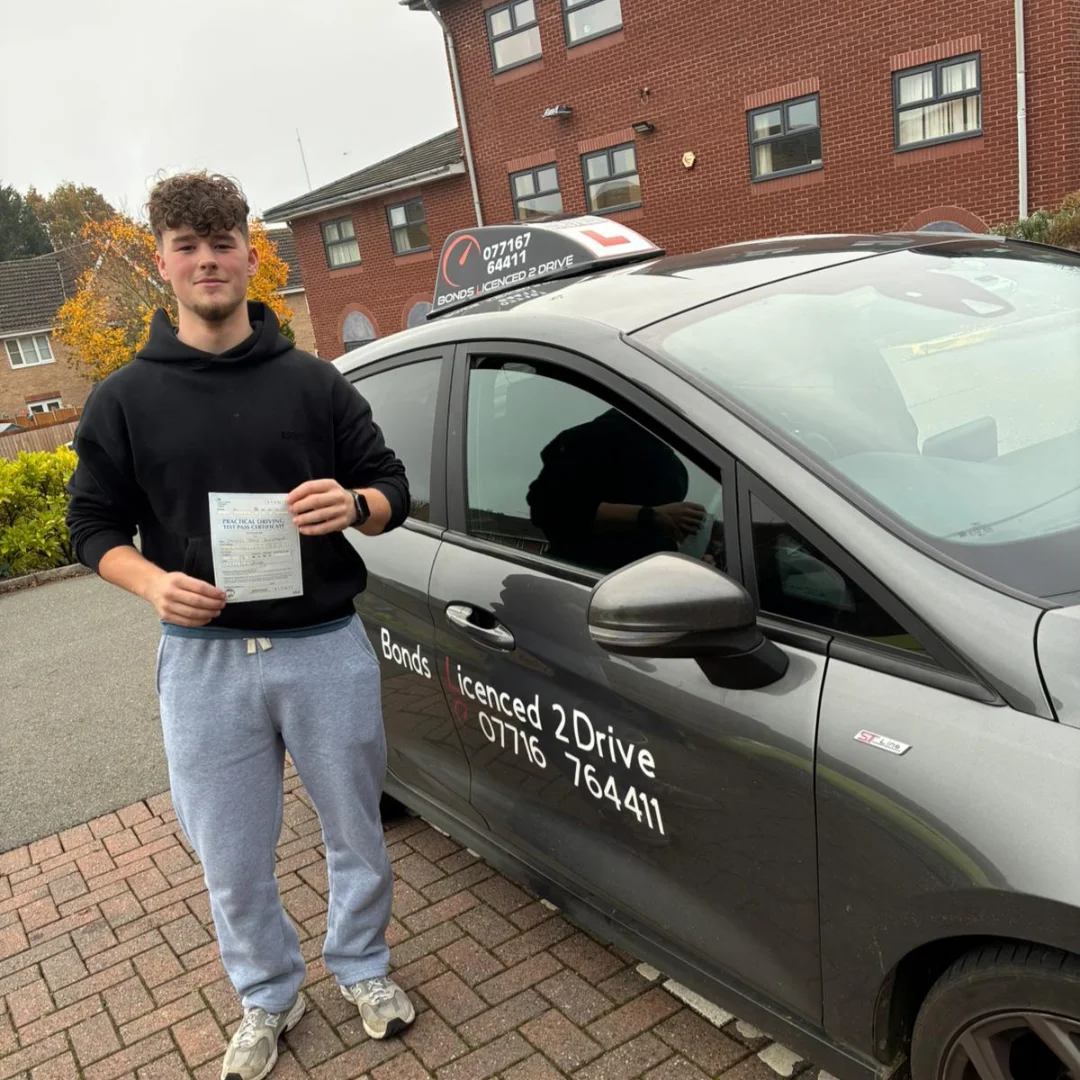 Congratulations to Zac on passing his driving test