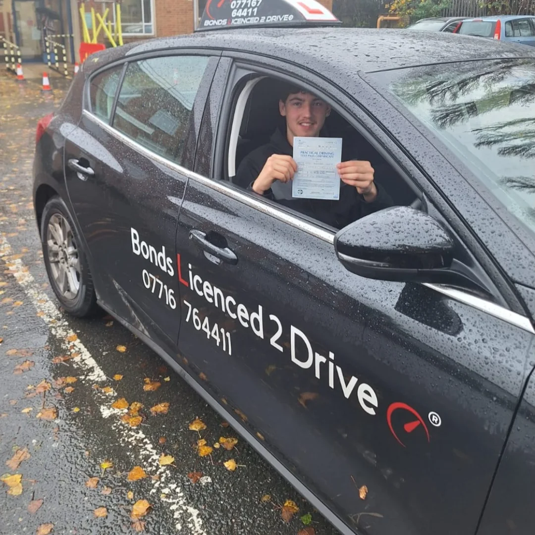 First time pass, congratulations Rhys