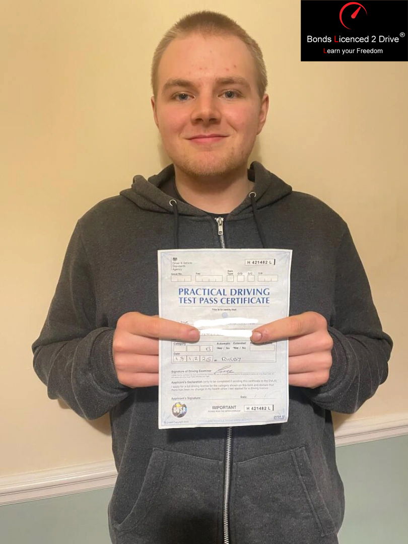 First time pass, congratulations Thomas