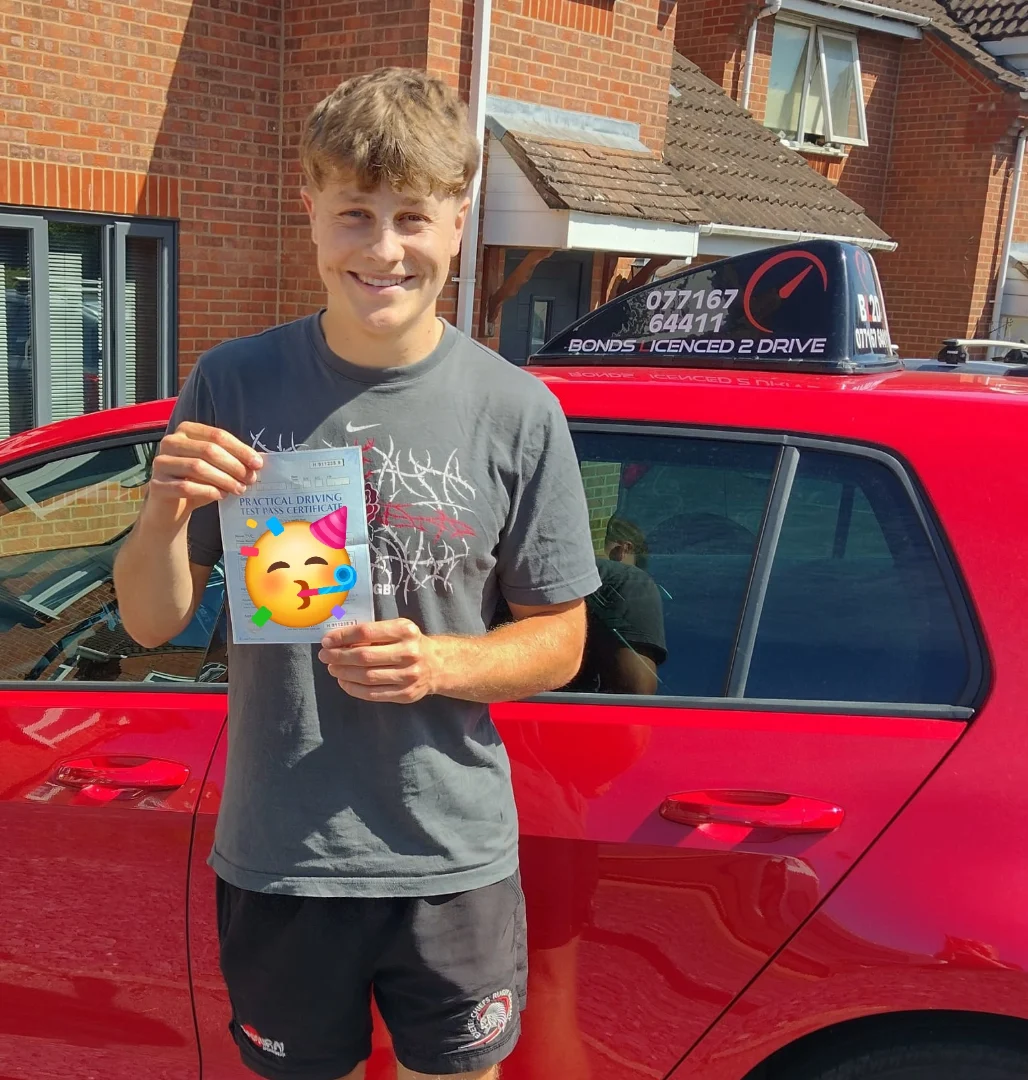 Congratulations to Richie on passing his driving test