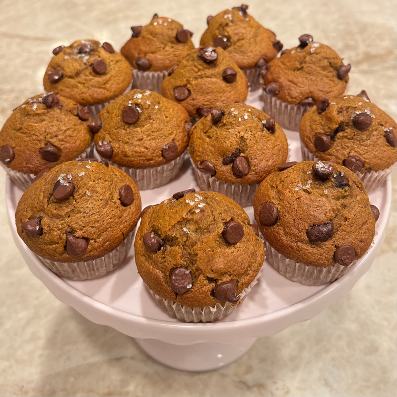 Pumpkin Chocolate Chip Muffin (Seasonal Crumb)