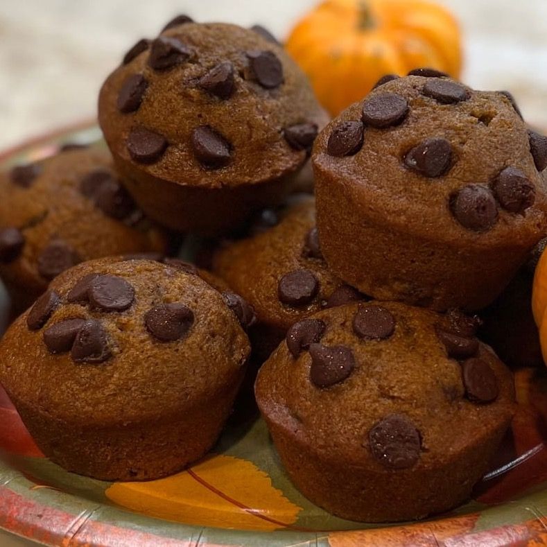 Pumpkin Chocolate Chip Muffin