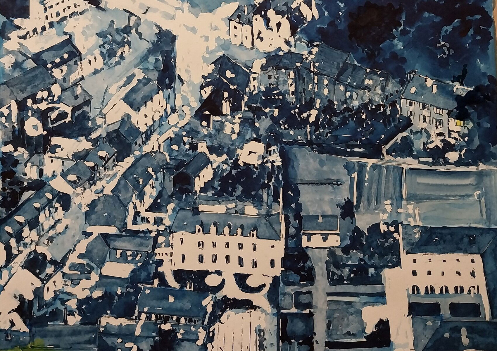Rennes, rue Saint Malo, côte Saint Martin, Hôtel Dieu