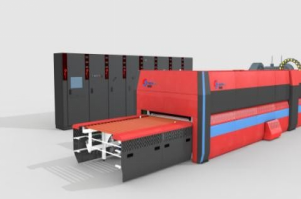 Figure 2 The loading and unloading table of tempering glass machine 2