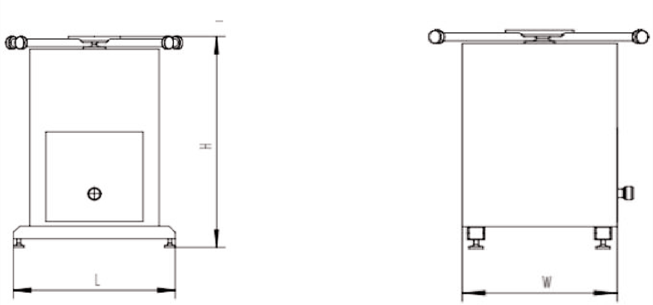 Figure 1 Equipment structure of LJZT02 Insulating Glass Horizontal Rotated Sealant Spreading Table